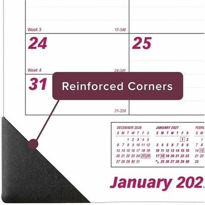 Brownline Professional Monthly Desk/Wall Calendar - Julian Dates - Monthly - 1 Year - January 2027 to December 2027 - 1 