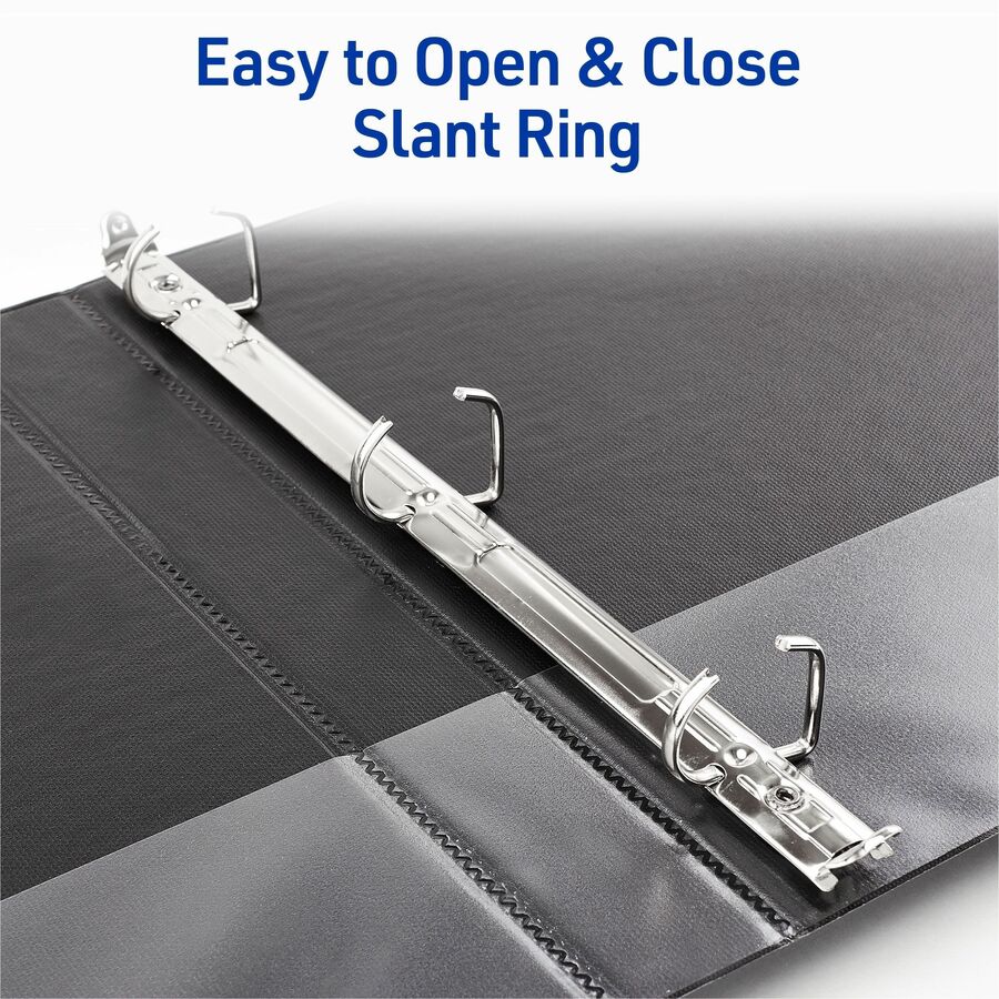 Avery® Durable View 1.5" Binder, Blue Binder (17024) - 1" Binder Capacity - Letter - 8 1/2" x 11" Sheet Size - 250 Sheet