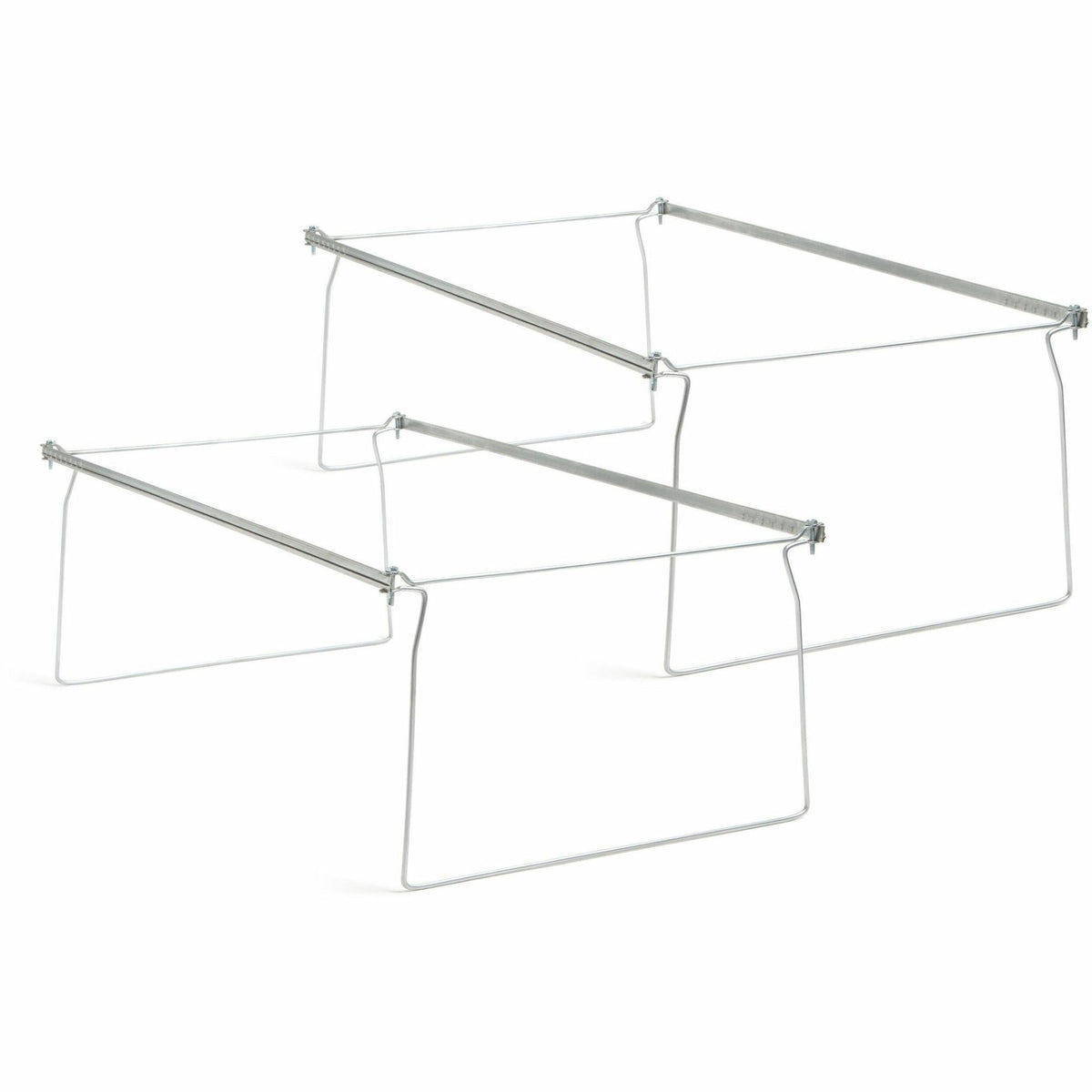 Smead Hanging Folder Frames - Legal - 23" to 27" Long - Steel - Gray - 2 / Pack