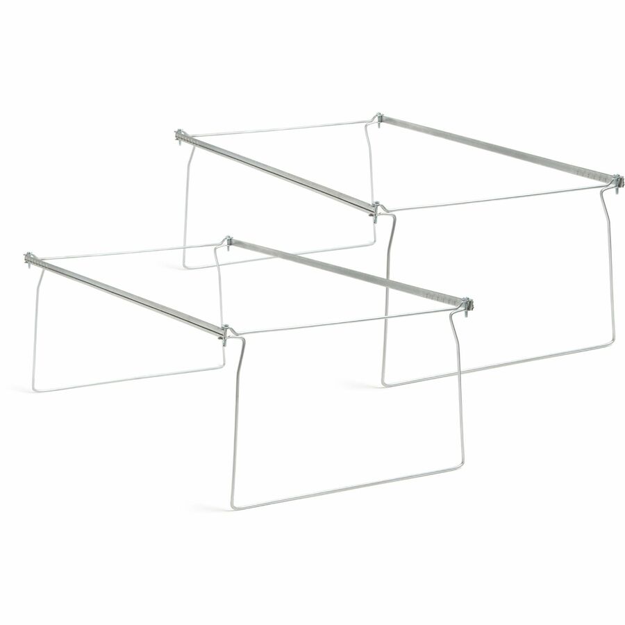 Smead Hanging Folder Frames - Legal - 23" to 27" Long - Steel - Gray - 2 / Pack