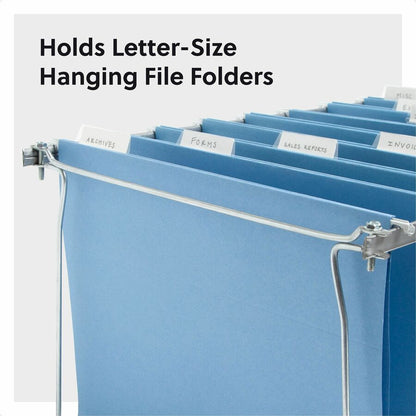 Smead Hanging Folder Frames - Letter - 23" to 27" Long - Steel - Gray - 2 / Pack