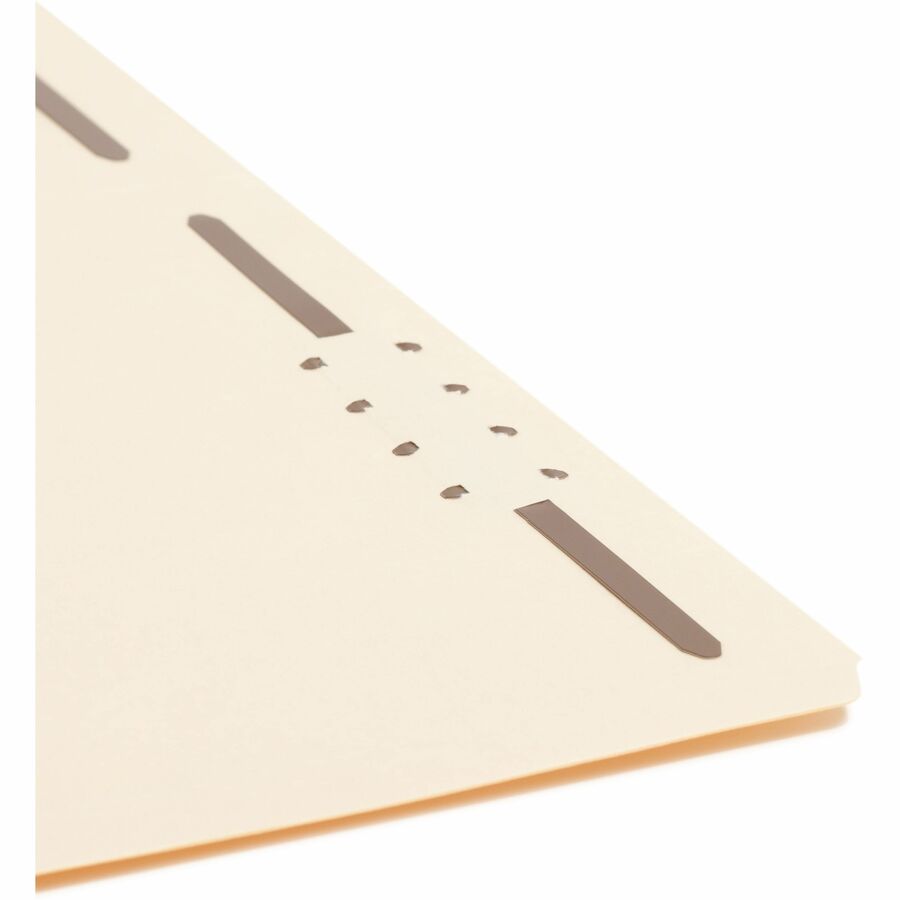 Smead 1/3 Tab Cut Letter Recycled Fastener Folder - 8 1/2" x 11" - 3/4" Expansion - 2 x 2K Fastener - 2" for Folder - To