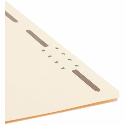 Smead 1/3 Tab Cut Letter Recycled Fastener Folder - 8 1/2" x 11" - 3/4" Expansion - 2 x 2K Fastener - 2" for Folder - To