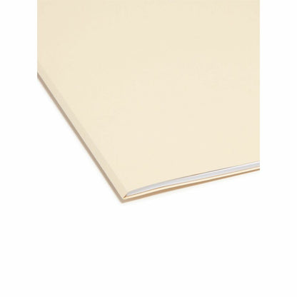 Smead 1/3 Tab Cut Letter Recycled Top Tab File Folder - 8 1/2" x 11" - Top Tab Location - Assorted Tab Position - 11 pt.