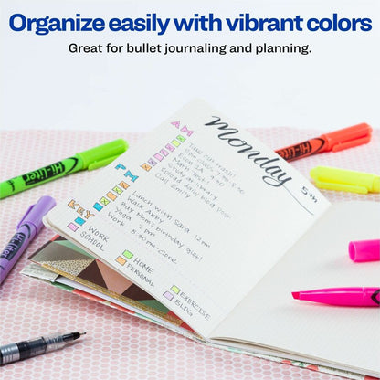 Avery® Hi-Liter(R), Pen-Style, Assorted Colors, 6 Count (23565) - Washable - 6 / Pack