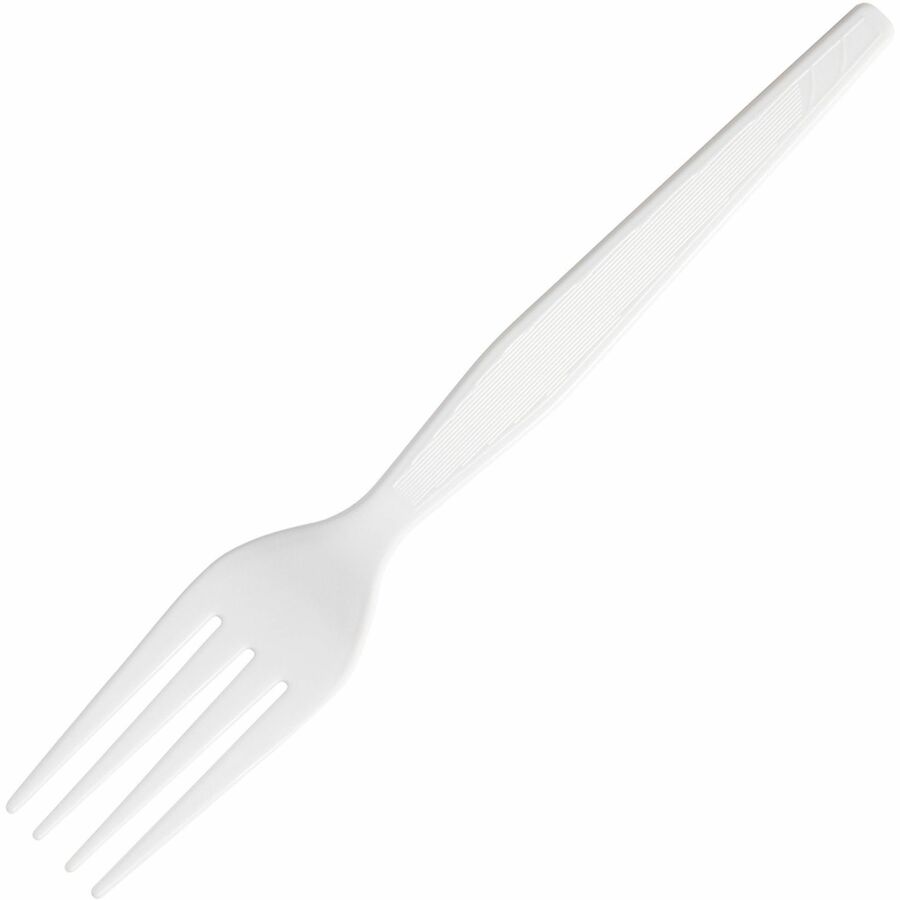 Dixie Heavyweight Disposable Forks by GP Pro - White - 1000 / Carton
