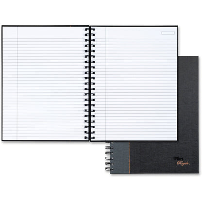 TOPS Royale Executive Wirebound Notebook - 96 Sheets - Wire Bound - 20 lb Basis Weight - 8" x 10 1/2" Sheet Size - White