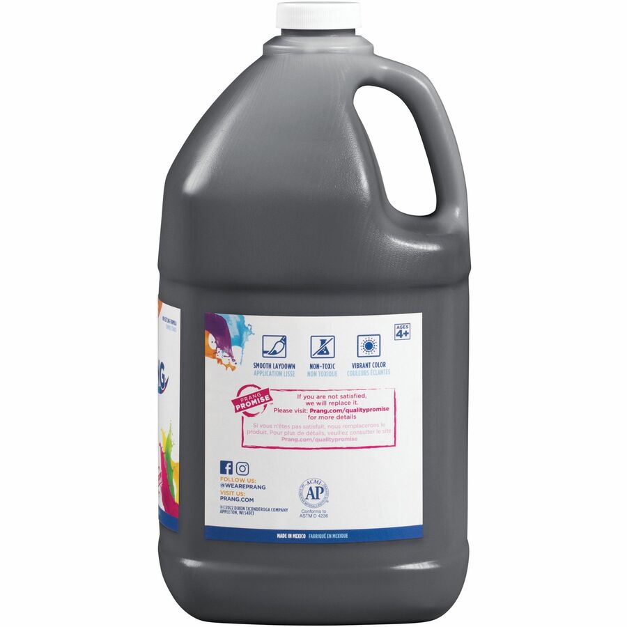 Prang Liquid Tempera Paint - Black - 1 gal - 1 Each
