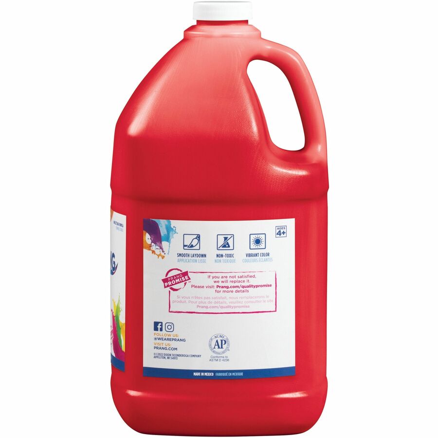 Prang Liquid Tempera Paint - Red - 1 gal - 1 Each