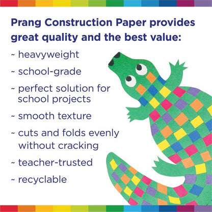 Prang Construction Paper - Multipurpose - 24" Width x 18" Length - Holiday Red - 50 / Pack
