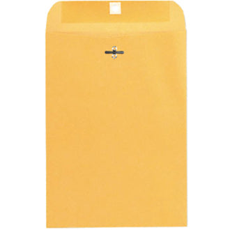 Universal Envelope - Clasp - #97 - 10" Width x 13" Length - 28 lb - Clasp/Gummed Flap - Brown Kraft - Kraft Paper - 100 