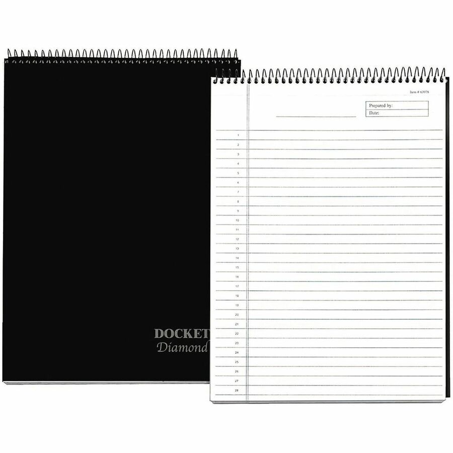 TOPS Docket Diamond Top-Wire Planning Pad - 60 Sheets - Wire Bound - 24 lb Basis Weight - 8 1/2" x 11 3/4" Sheet Size - 