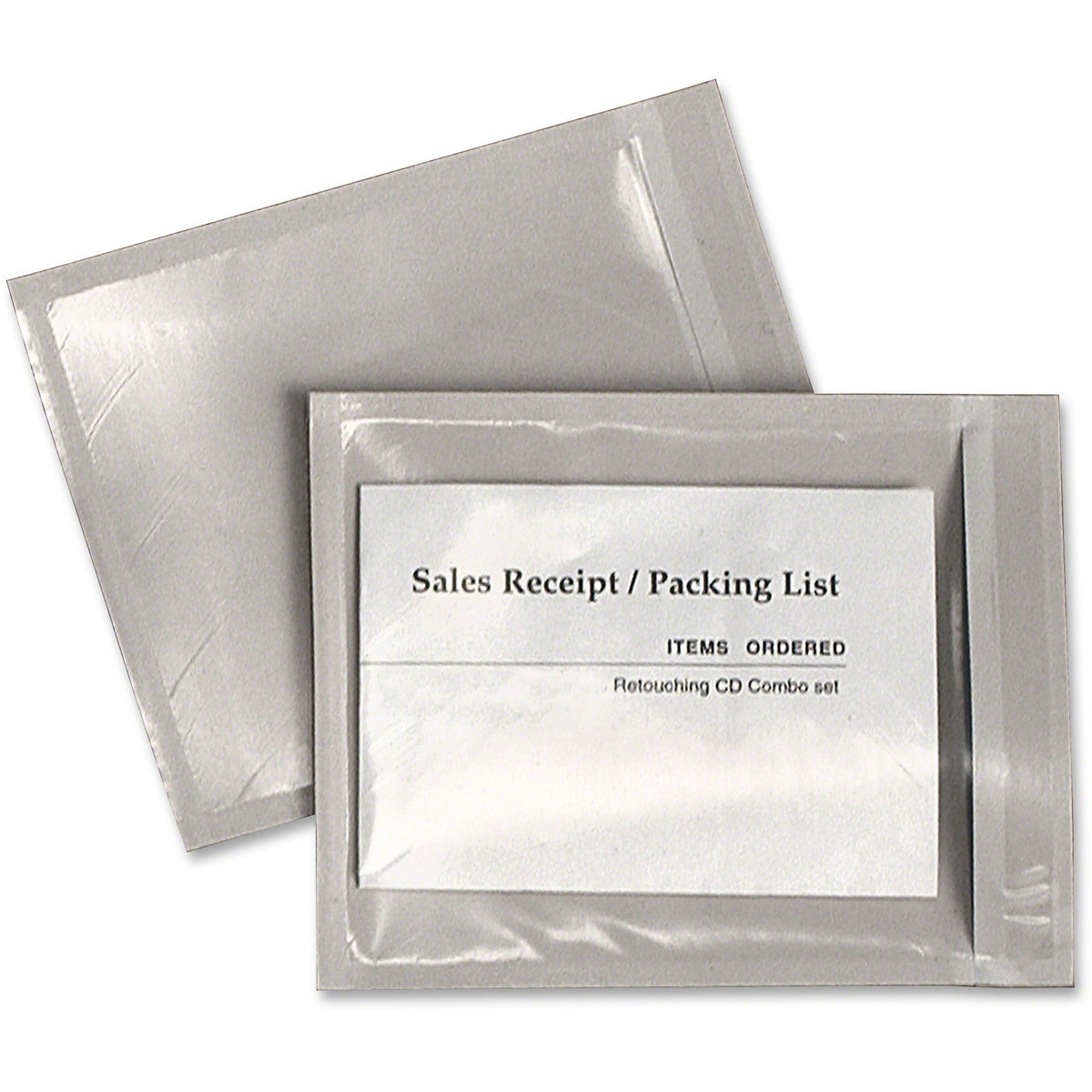 Quality Park 46996 Packing List Clear Envelopes - Packing List - 4 1/2" Width x 6" Length - Adhesive - Clear - Poly - 10