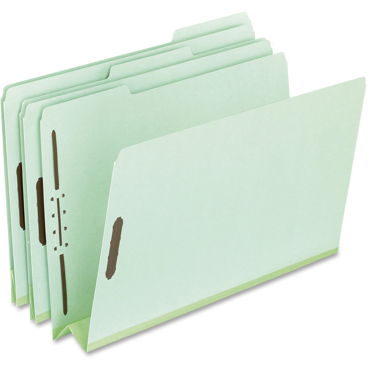 Pendaflex 1/3 Tab Cut Letter Recycled Top Tab File Folder - 8 1/2" x 11" - 3" Expansion - 2 Fastener - Top Tab Location 