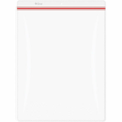 C-Line 82912 Vinyl File Pocket - 9" x 12" - Vinyl - Clear - Ticket Holder, Moisture Resistant, Dirt Resistant, Zipper Cl