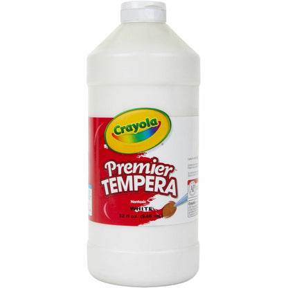 Crayola Premier Tempera Paint - 1 Color(s) - White - 2 lb - 1 Each