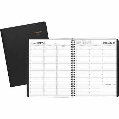 At-A-Glance Appointment Book Planner - Large - Julian Dates - Weekly - 1 Year - January 2027 to January 2028 - 7:00 AM t