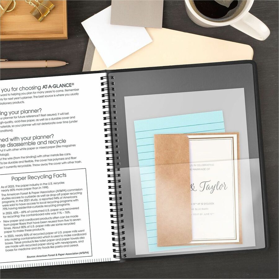 At-A-Glance Appointment Book Planner - Large - Julian Dates - Weekly - 1 Year - January 2027 to January 2028 - 7:00 AM t