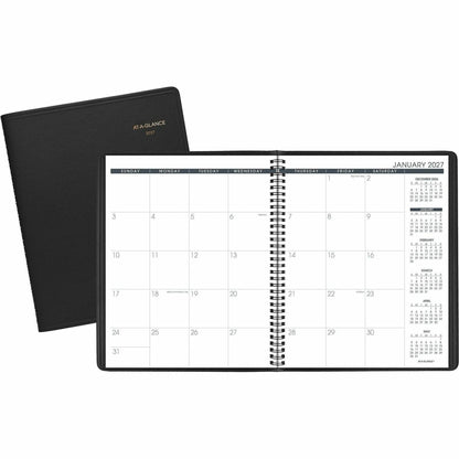 At-A-Glance Planner - Large - Julian Dates - Monthly - 15 Month - January 2027 to March 2028 - 1 Month Double Page Layou