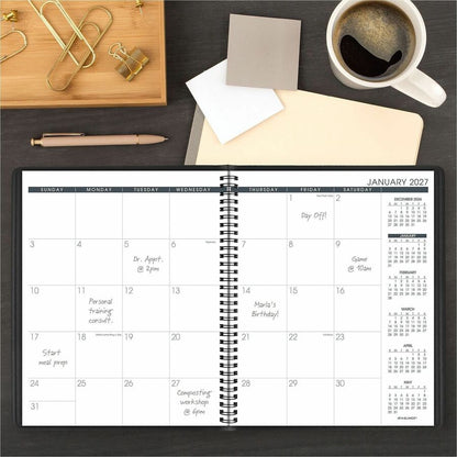 At-A-Glance Planner - Large - Julian Dates - Monthly - 15 Month - January 2027 to March 2028 - 1 Month Double Page Layou