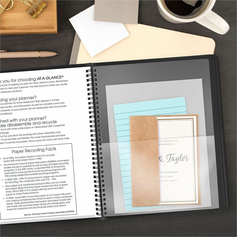 At-A-Glance Planner - Large - Julian Dates - Monthly - 15 Month - January 2027 to March 2028 - 1 Month Double Page Layou