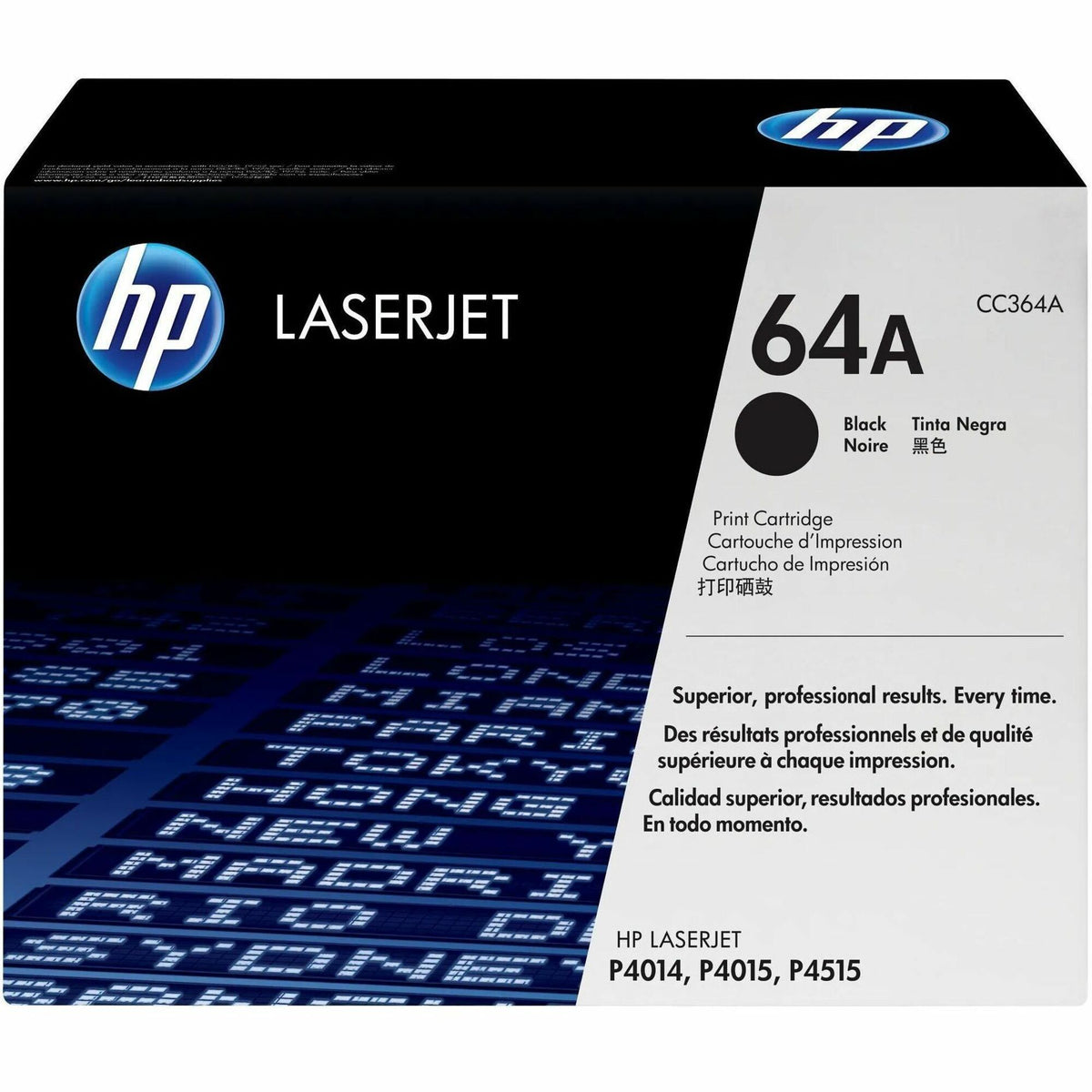 HP 64A Original Laser Toner Cartridge - Single Pack - Black - 1 Each - 10000 Pages