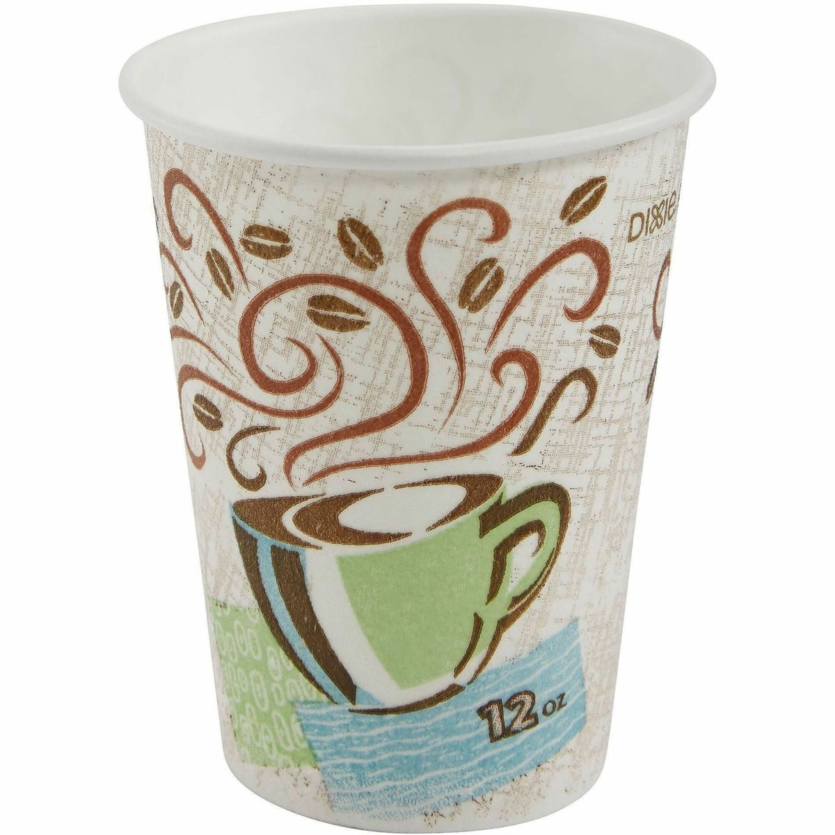 Dixie PerfecTouch 12 oz Insulated Paper Hot Coffee Cups by GP Pro - 12 fl oz - Cone - Coffee Haze - Paper - Hot Drink, C
