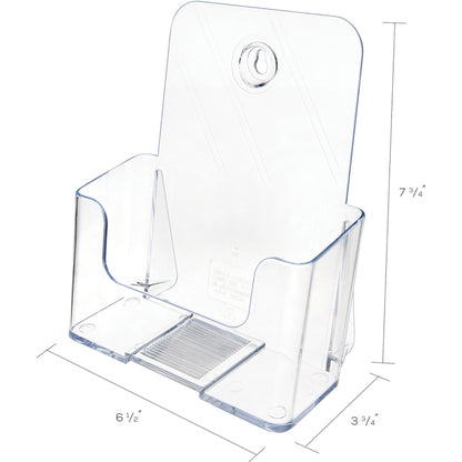 Deflecto Single Compartment DocuHolder - 1 Compartment(s) - 7.75" Height x 6.50" Width x 3.75" Depth - Desktop - Booklet