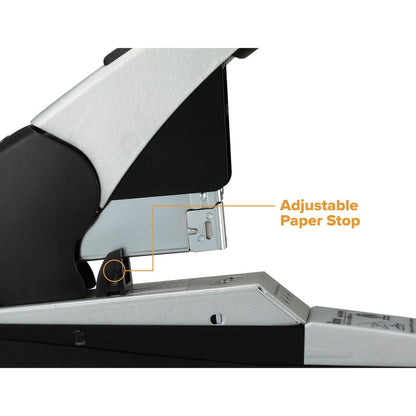 Bostitch Auto180 Xtreme Duty Automatic Stapler - Staples Upto 180 Sheet - Silver, Black - 1 Each