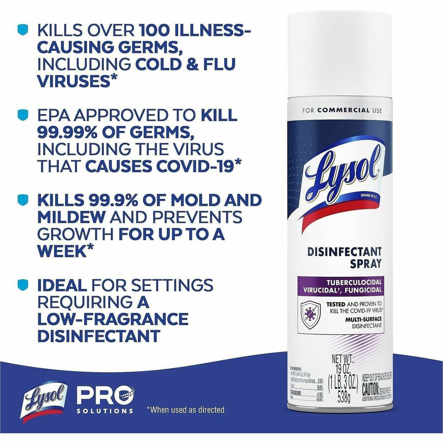Lysol I.C. Disinfectant Spray - 12 / Carton