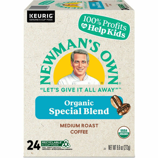 Newman's Own® Organics K-Cup Organic Special Blend Coffee - Compatible with Keurig Brewer - American - Medium - K-Cup - 