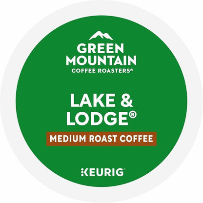 Green Mountain Coffee Roasters® K-Cup Lake & Lodge Coffee - Compatible with Keurig Brewer - Regular - Medium - K-Cup - 2