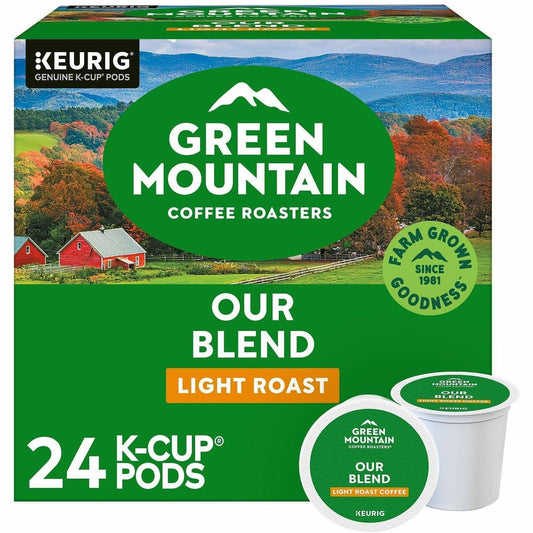 Green Mountain Coffee K-Cup Our Blend Coffee - Compatible with Keurig Brewer - American - Light - K-Cup - Our Blend - Ko