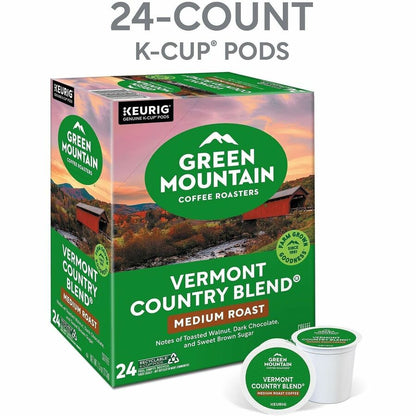 Green Mountain Coffee Roasters® K-Cup Vermont Country Blend Coffee - Compatible with Keurig Brewer - Regular - Medium - 