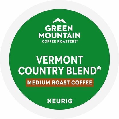 Green Mountain Coffee Roasters® K-Cup Vermont Country Blend Coffee - Compatible with Keurig Brewer - Regular - Medium - 