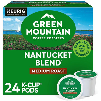 Green Mountain Coffee Roasters® K-Cup Nantucket Blend Coffee - Compatible with Keurig Brewer - Regular - Medium - K-Cup 