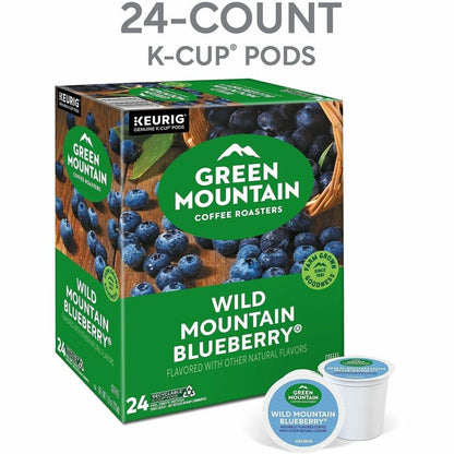 Green Mountain Coffee Roasters® K-Cup Wild Mountain Blueberry Coffee - Compatible with Keurig Brewer - Regular - K-Cup -