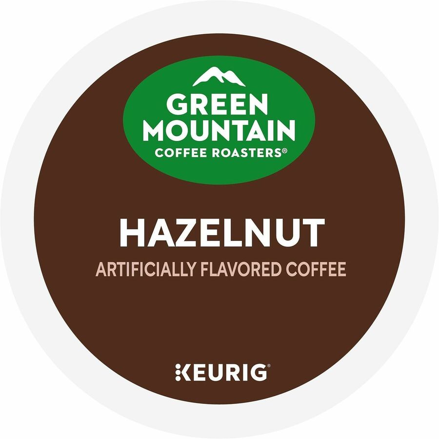 Green Mountain Coffee Roasters® K-Cup Hazelnut Coffee - Compatible with Keurig Brewer - Regular - Light - K-Cup - Kosher