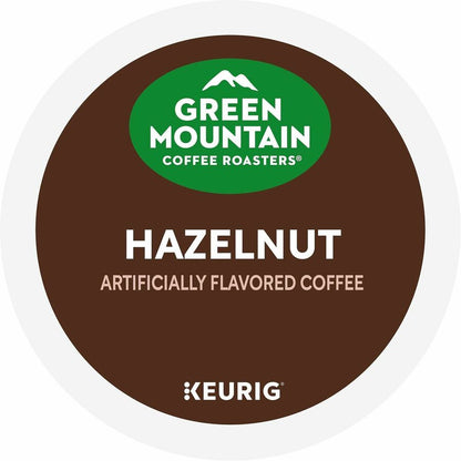 Green Mountain Coffee Roasters® K-Cup Hazelnut Coffee - Compatible with Keurig Brewer - Regular - Light - K-Cup - Kosher