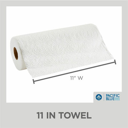 Pacific Blue Select Paper Towel Roll by GP Pro - 2 Ply - 11" Width x 8.80" Length - 100 Sheets/Roll - 4.80" Roll Diamete
