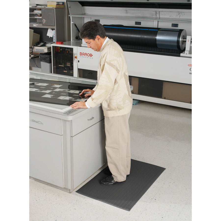 Guardian Floor Protection Air Step Antifatigue Mats - Indoor - 60" Length x 36" Width x 0.370" Thickness - Polypropylene