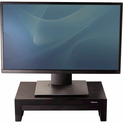 Fellowes Designer Suites Monitor Riser - Up to 21" Screen Support - 40 lb Load Capacity - 4.38" Height x 16" Width x 9.3