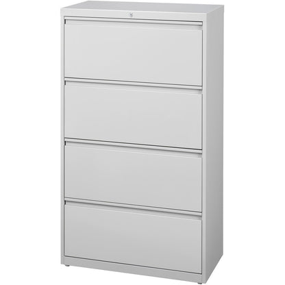 Lorell Fortress Series Lateral File - 36" Width x 18.6" Depth x 52.5" Height - 4 x Drawer(s) for File - Legal, Letter, A