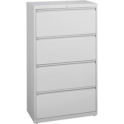 Lorell Fortress Series Lateral File - 36" Width x 18.6" Depth x 52.5" Height - 4 x Drawer(s) for File - Legal, Letter, A
