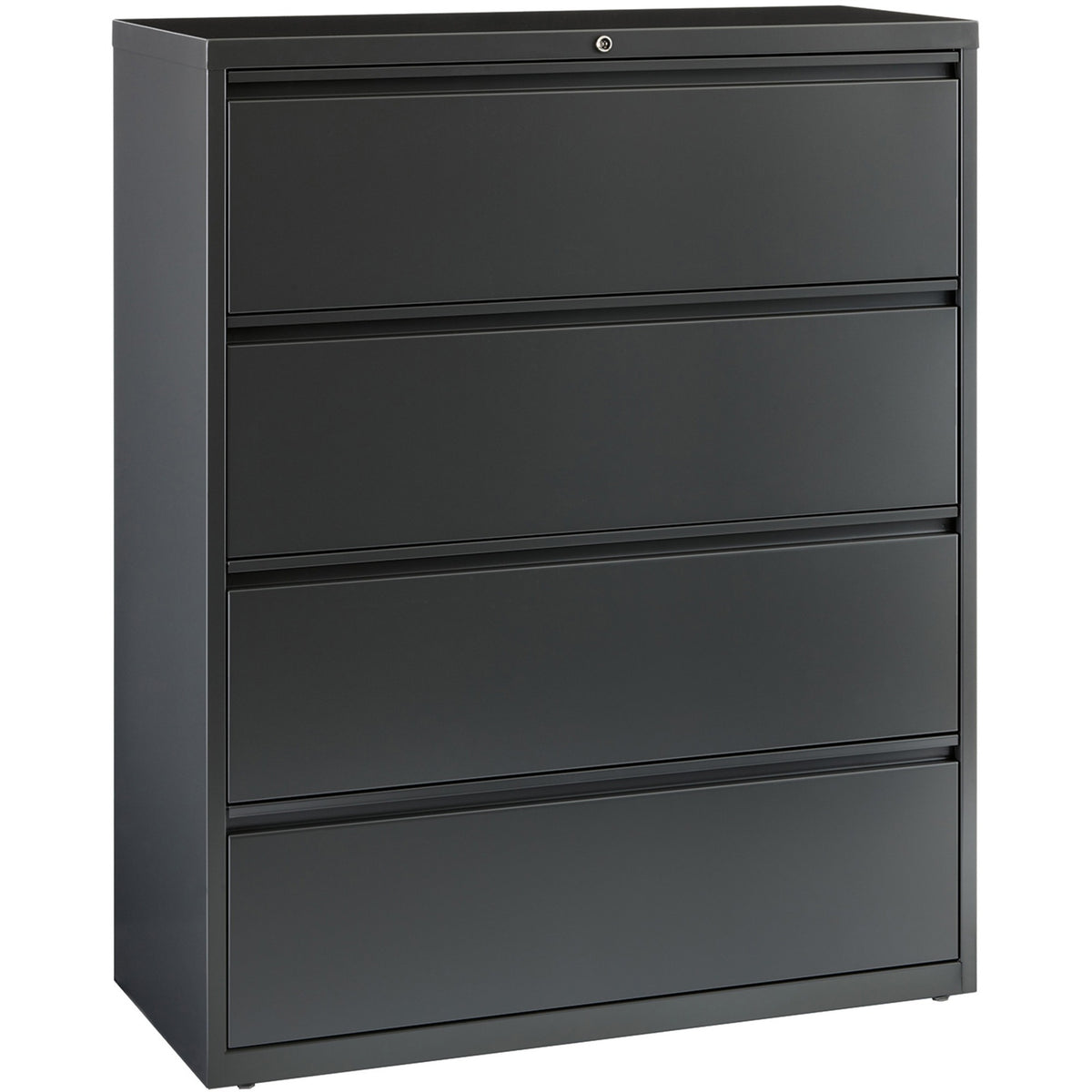 Lorell Fortress Series Lateral File - 42" Width x 18.6" Depth x 52.5" Height - 4 x Drawer(s) - Legal, Letter, A4 - Later
