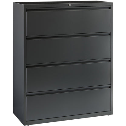 Lorell Fortress Series Lateral File - 42" Width x 18.6" Depth x 52.5" Height - 4 x Drawer(s) - Legal, Letter, A4 - Later