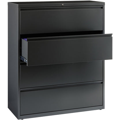 Lorell Fortress Series Lateral File - 42" Width x 18.6" Depth x 52.5" Height - 4 x Drawer(s) - Legal, Letter, A4 - Later