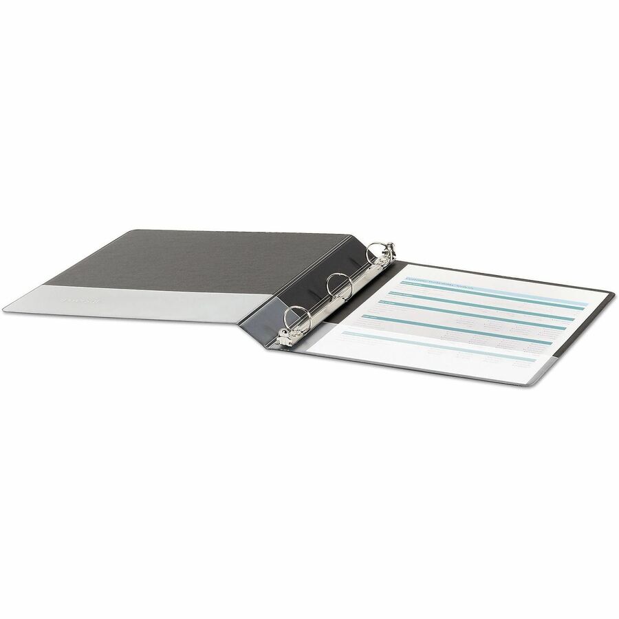 Universal Economy Non-View Round Ring Binder, 3 Rings, 1" Capacity, 11 x 8.5, Black - 1" Binder Capacity - 175 Sheet Cap