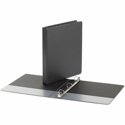 Universal Economy Non-View Round Ring Binder, 3 Rings, 1" Capacity, 11 x 8.5, Black - 1" Binder Capacity - 175 Sheet Cap
