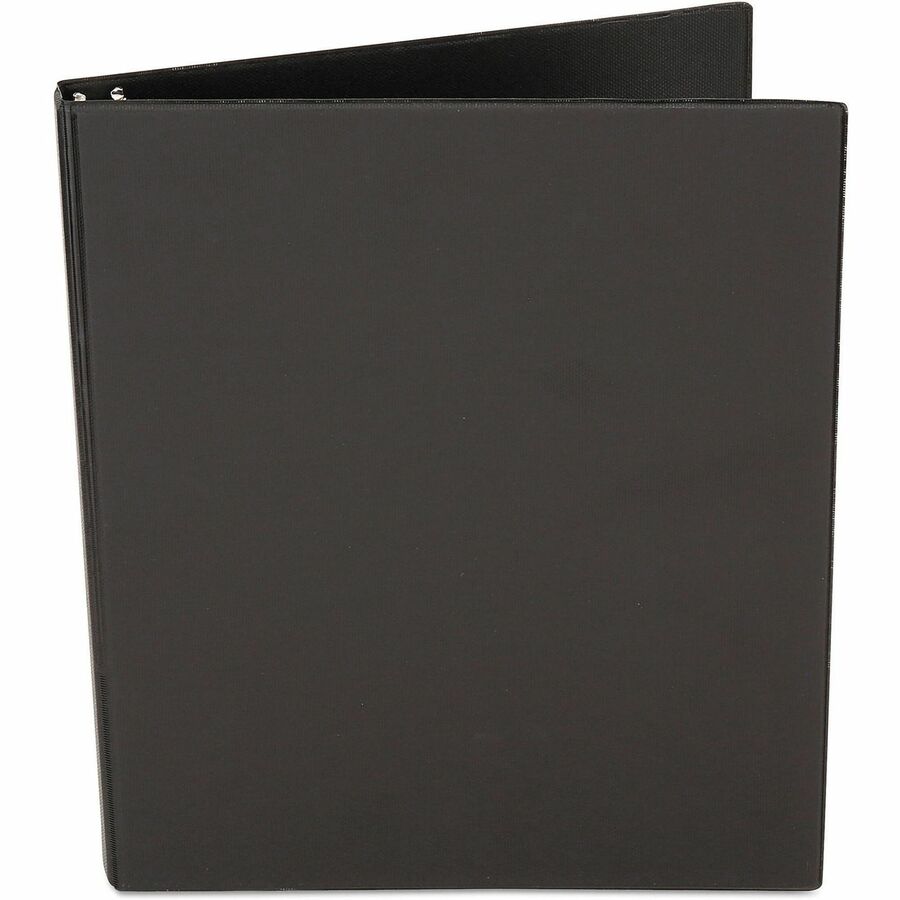 Universal Economy Non-View Round Ring Binder, 3 Rings, 1" Capacity, 11 x 8.5, Black - 1" Binder Capacity - 175 Sheet Cap